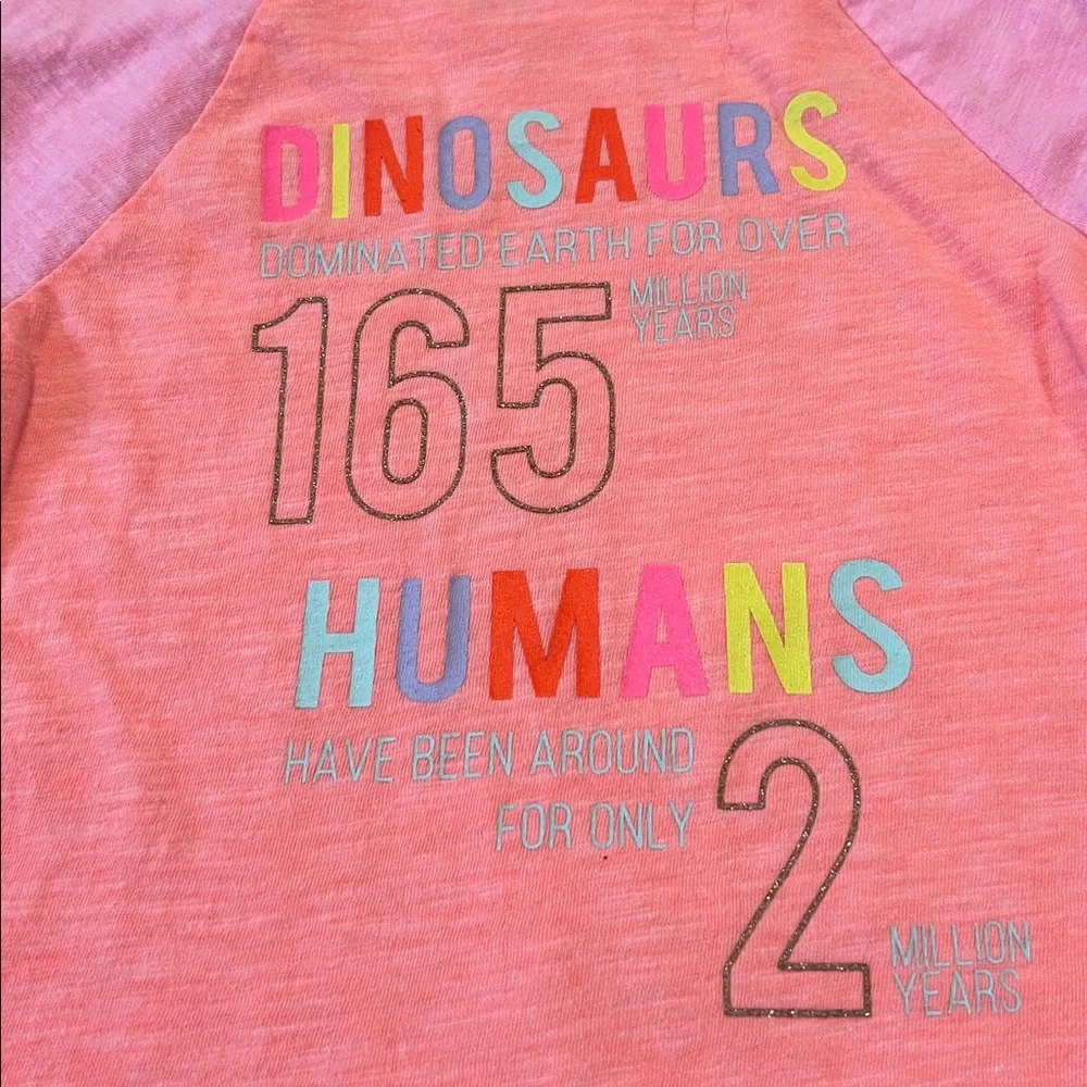 [Cat & Jack] Sparkle Dinosaur Baseball Tee - Picture 5 of 6